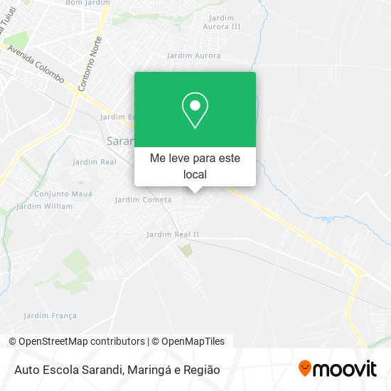 Auto Escola Sarandi mapa