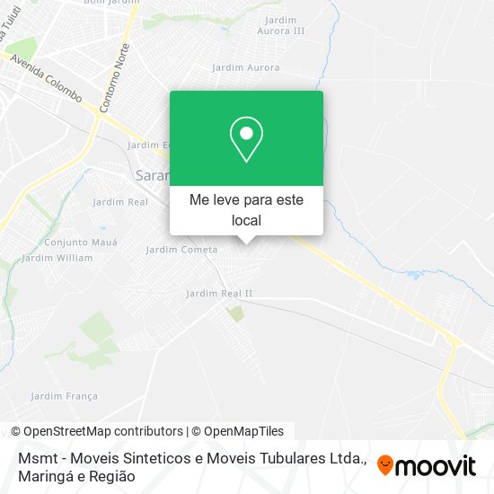 Msmt - Moveis Sinteticos e Moveis Tubulares Ltda. mapa