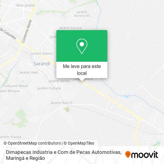 Dimapecas Indústria e Com de Pecas Automotivas mapa