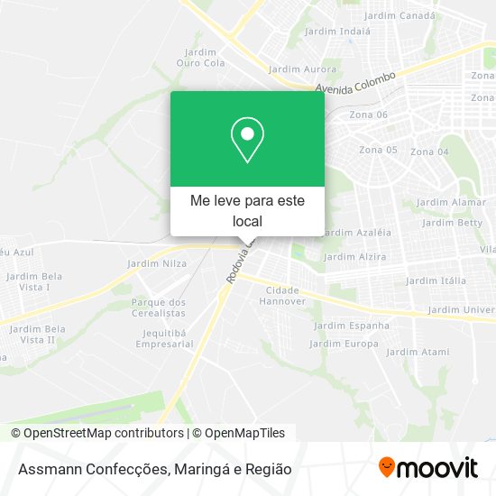 Assmann Confecções mapa