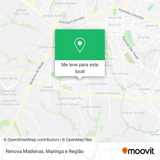 Renova Madeiras mapa