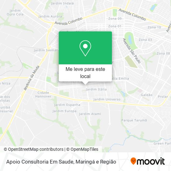 Apoio Consultoria Em Saude mapa