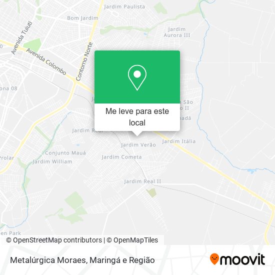 Metalúrgica Moraes mapa