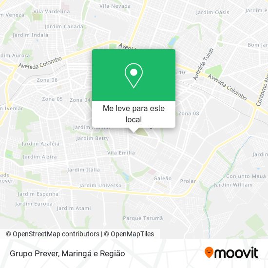 Grupo Prever mapa