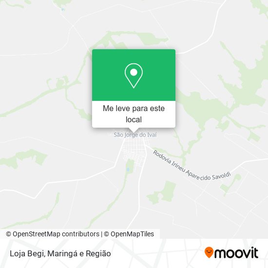 Loja Begi mapa