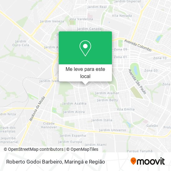 Roberto Godoi Barbeiro mapa