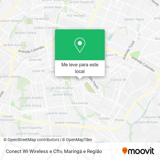 Conect Wi Wireless e Cftv mapa