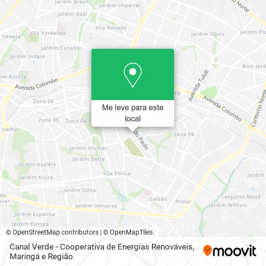 Canal Verde - Cooperativa de Energias Renováveis mapa