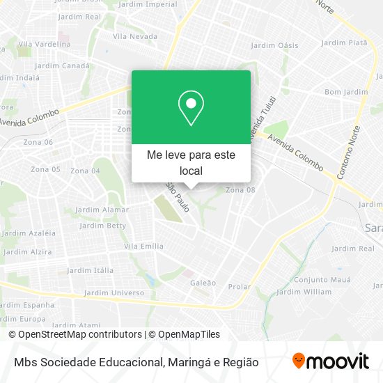 Mbs Sociedade Educacional mapa