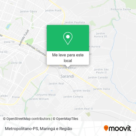 Metropolitano-PS mapa