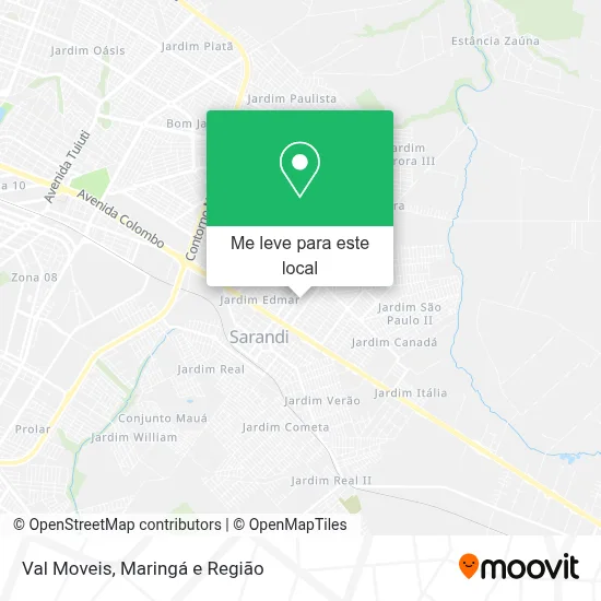 Val Moveis mapa