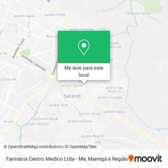 Farmácia Centro Medico Ltda - Me mapa