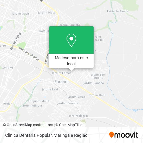 Clinica Dentaria Popular mapa