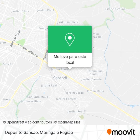 Deposito Sansao mapa