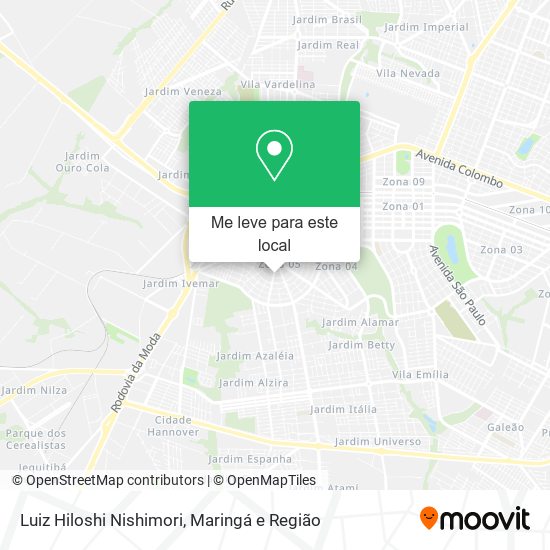 Luiz Hiloshi Nishimori mapa