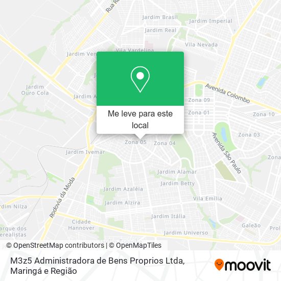 M3z5 Administradora de Bens Proprios Ltda mapa