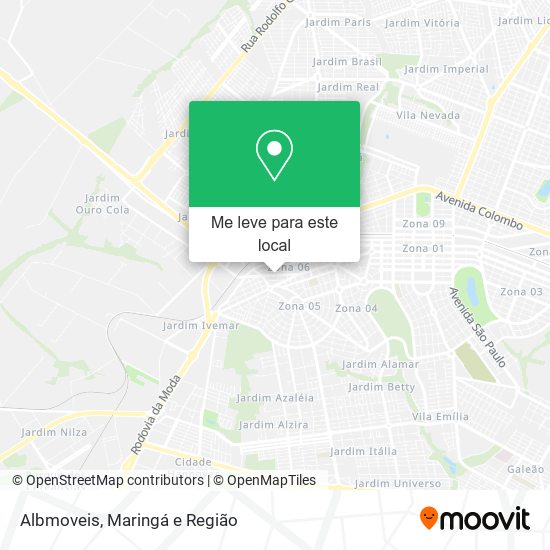 Albmoveis mapa