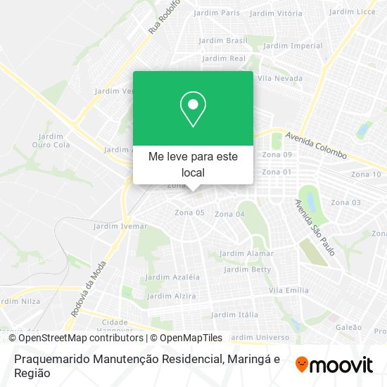 Praquemarido Manutenção Residencial mapa