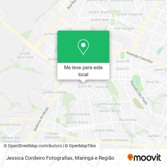 Jessica Cordeiro Fotografias mapa