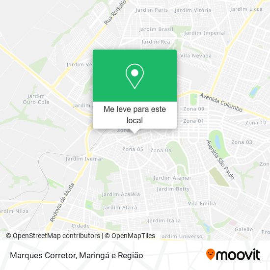 Marques Corretor mapa