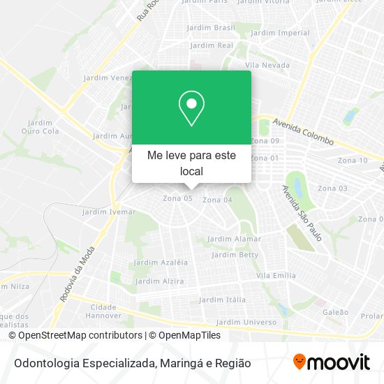 Odontologia Especializada mapa