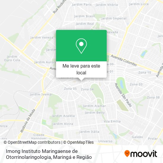 Imong Instituto Maringaense de Otorrinolaringologia mapa