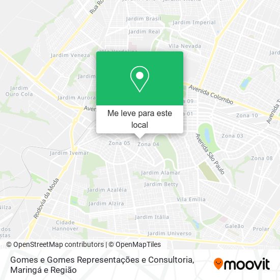 Gomes e Gomes Representações e Consultoria mapa