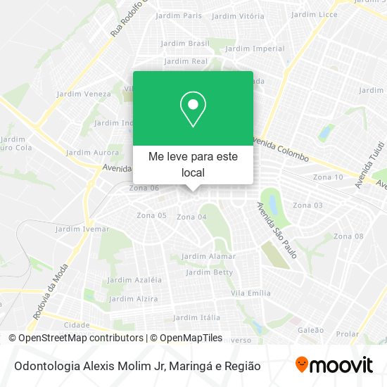 Odontologia Alexis Molim Jr mapa