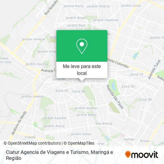 Ciatur Agencia de Viagens e Turismo mapa