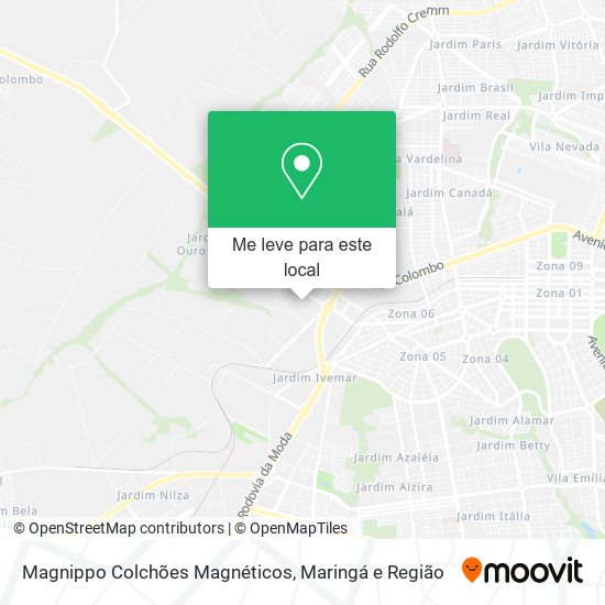 Magnippo Colchões Magnéticos mapa