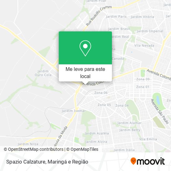 Spazio Calzature mapa