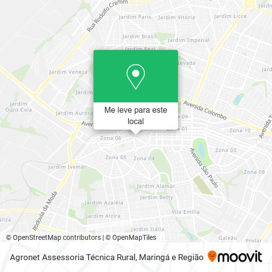 Agronet Assessoria Técnica Rural mapa