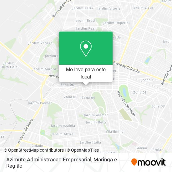 Azimute Administracao Empresarial mapa