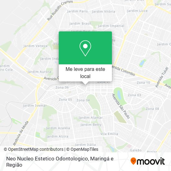 Neo Nucleo Estetico Odontologico mapa