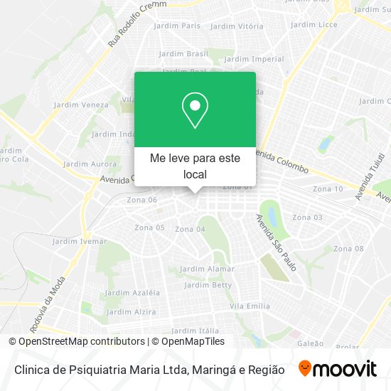 Clinica de Psiquiatria Maria Ltda mapa