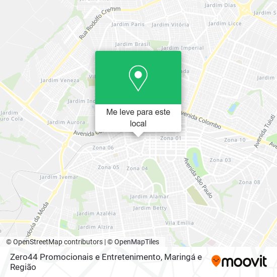 Zero44 Promocionais e Entretenimento mapa