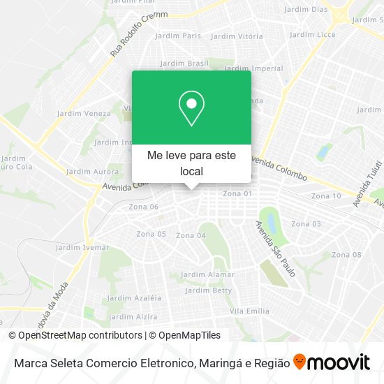 Marca Seleta Comercio Eletronico mapa