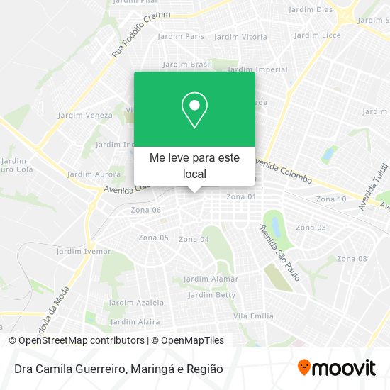 Dra Camila Guerreiro mapa