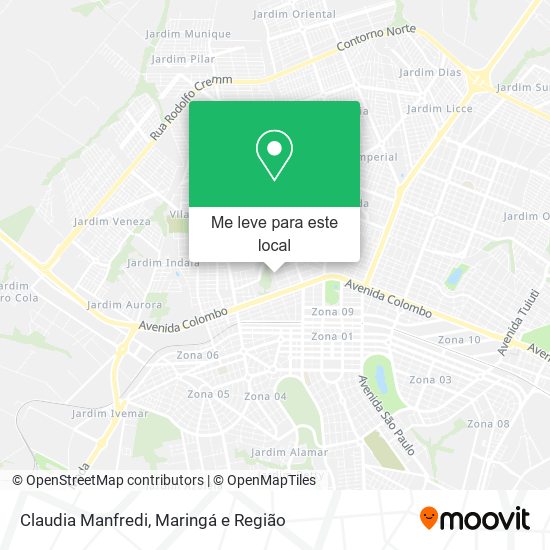 Claudia Manfredi mapa