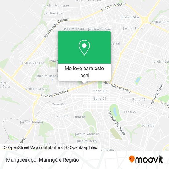 Mangueiraço mapa