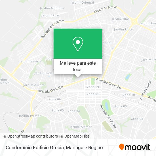 Condomínio Edificio Grécia mapa