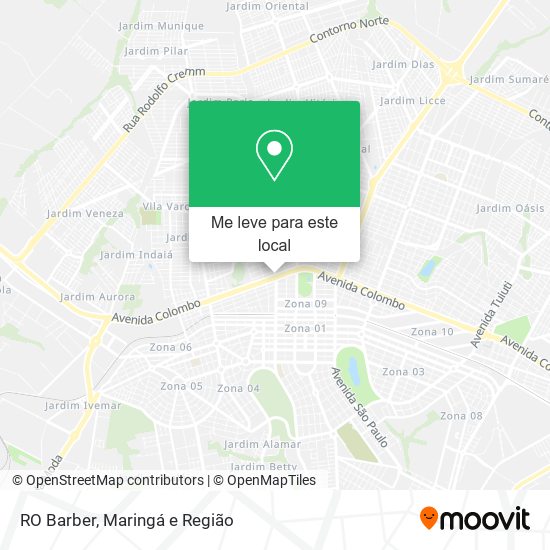 RO Barber mapa