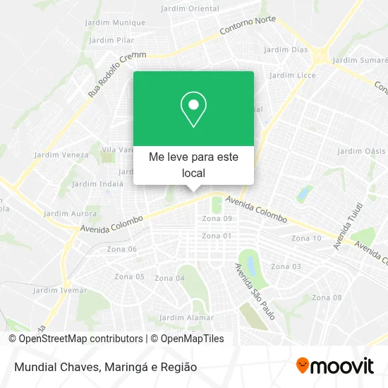 Mundial Chaves mapa