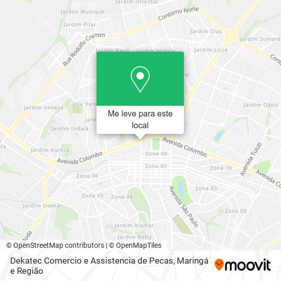 Dekatec Comercio e Assistencia de Pecas mapa