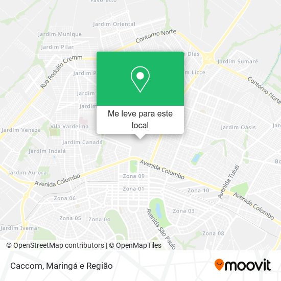 Caccom mapa