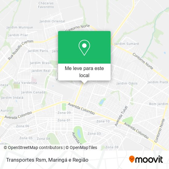 Transportes Rsm mapa