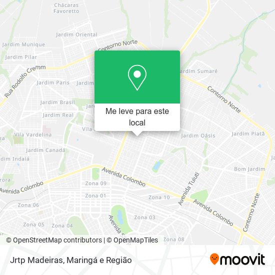 Jrtp Madeiras mapa