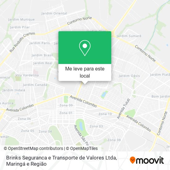 Brinks Seguranca e Transporte de Valores Ltda mapa