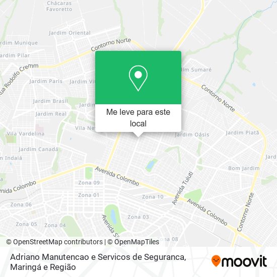 Adriano Manutencao e Servicos de Seguranca mapa