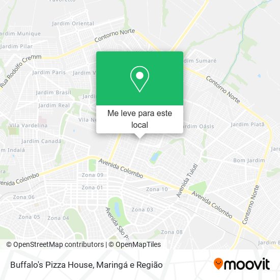 Buffalo's Pizza House mapa